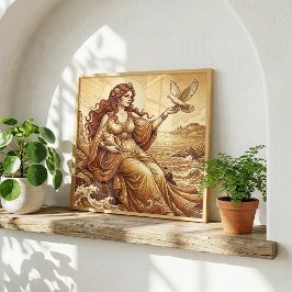 Poster Afrodite Mitologia Grega
