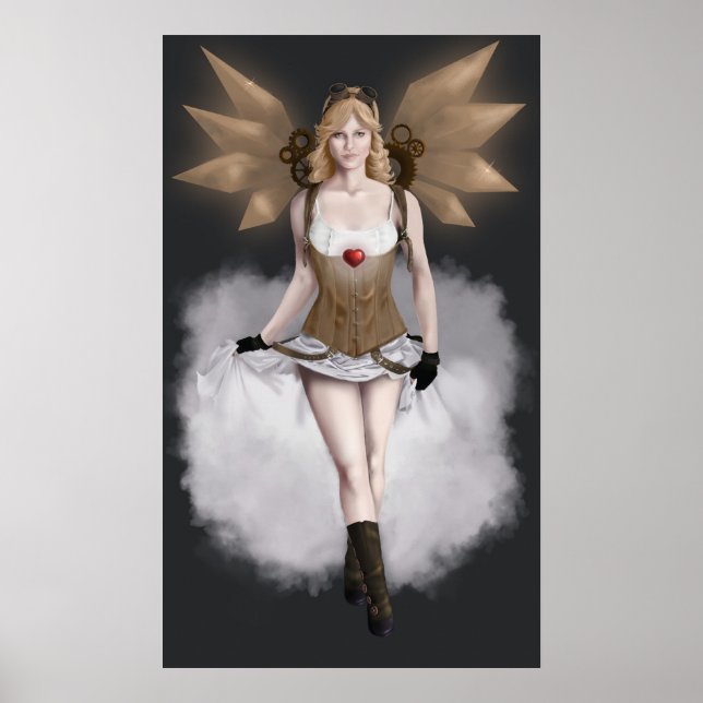 Poster Afrodite Steampunk (Frente)