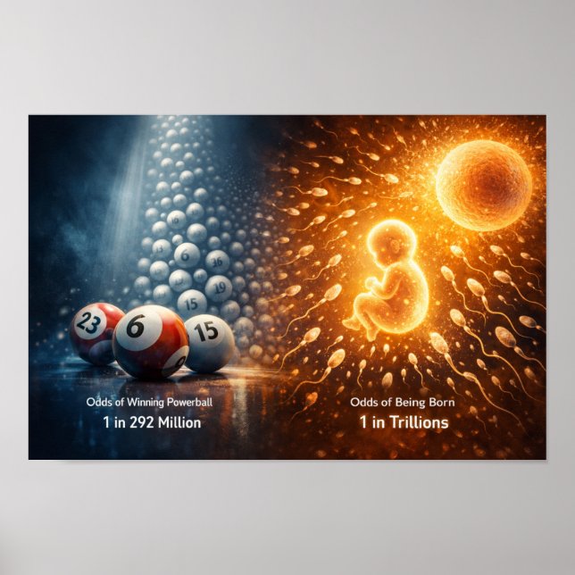 Poster Against Impossible Odds (Frente)