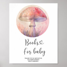 Poster Agarico moscário fada - livros para bebê