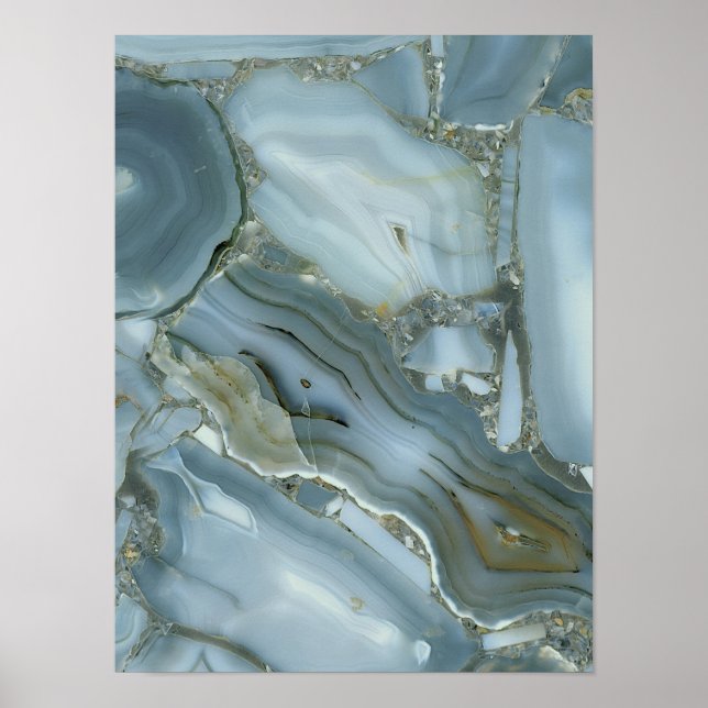 Poster Agato azul (Frente)