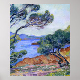 Poster Agay, pintura de paisagem por Armand Guillaumin