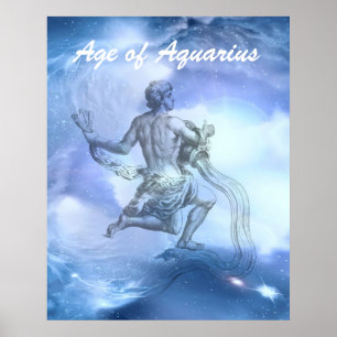Poster Age of Aquarius Zodiac