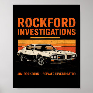 Poster Agência de Detetives Rockford - Arquivos Rockford