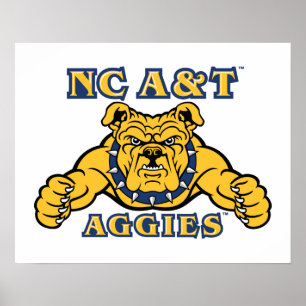 Poster Agências A&T NC   Aggie Bulldog
