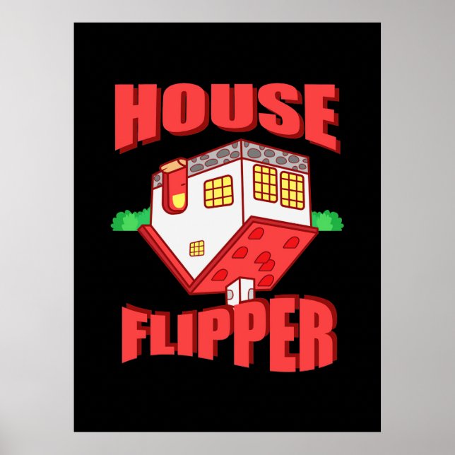 Poster Agente imobiliário House Flipper (Frente)