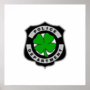 Póster Agentes da polícia irlandeses