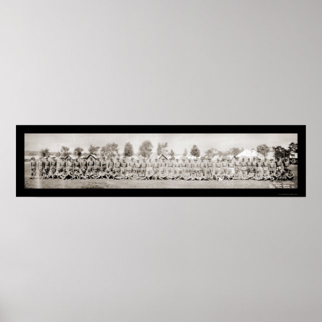 Poster Agentes Militares WI Foto 1917 (Frente)