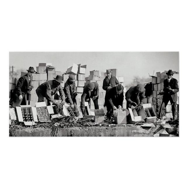 Póster Agentes Proibidores Destruindo Liquidez Ilegal 192 (Frente)