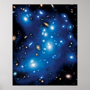 Póster Aglomerado de Galáxias Abell 2744 Pandora Foto Esp