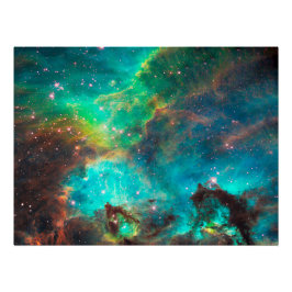 Póster Aglomerado Estelar NGC 2074 em Nuvem Cósmica Valor