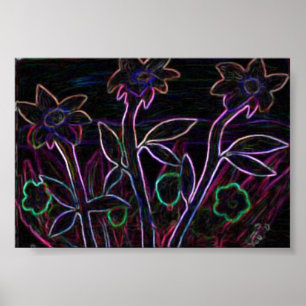 Poster Aglow das flores