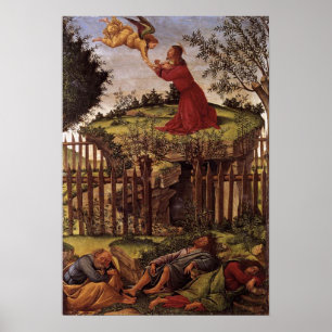 Poster Agonia no Jardim Botticelli - c1500