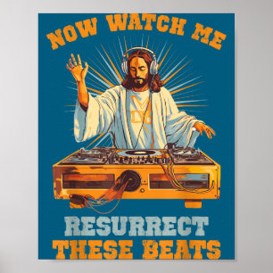 Poster Agora Assista-me Ressuscitar Esses Compassos Músic