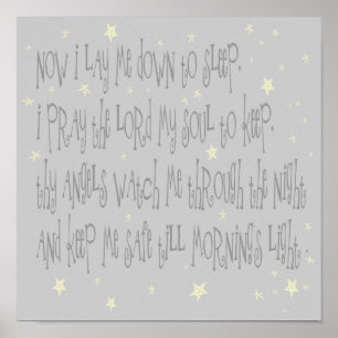 Póster Agora Eu Me Deito Para Dormir