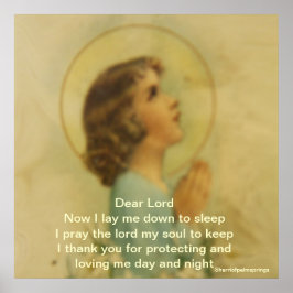 Poster Agora Eu Me Deito Para Dormir......poster