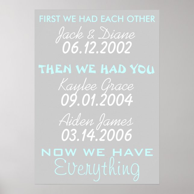 Póster Agora Temos Tudo (Frente)