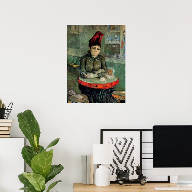 Poster Agostina Segatori, Cafe du Tambourin por Van Gogh (Escritório em casa)