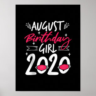 Poster Agosto Aniversário Quarentena Presente Mulher Ela
