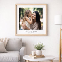Agradecimento Personalizado Mãe | Foto e Texto Per