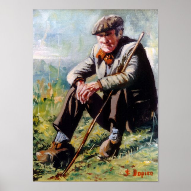 Póster Agricultor/Labrego/Agricultor (Frente)