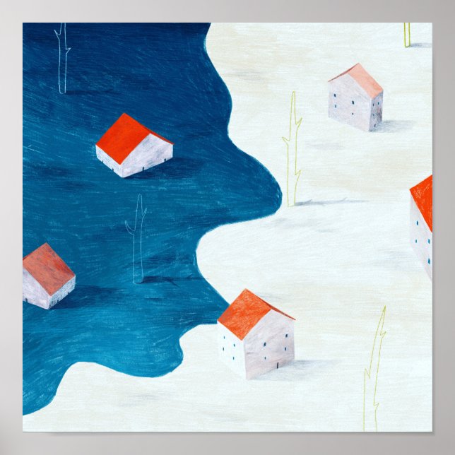 Poster Água alta (Frente)