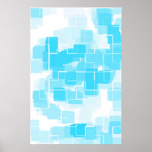 Póster "Água" Arte Geométrica