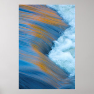 Poster Água azul abstrata, Canadá