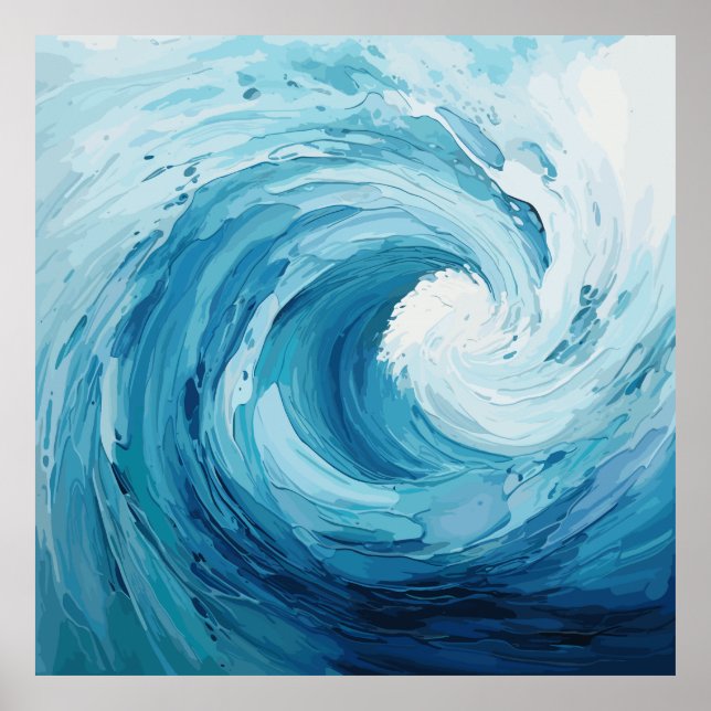 Poster Água corrente (Frente)