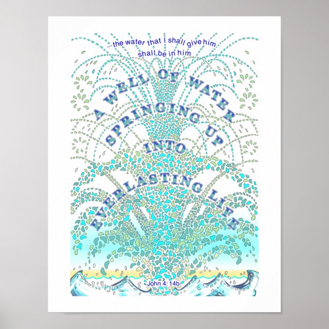 Poster Água da vida (Frente)