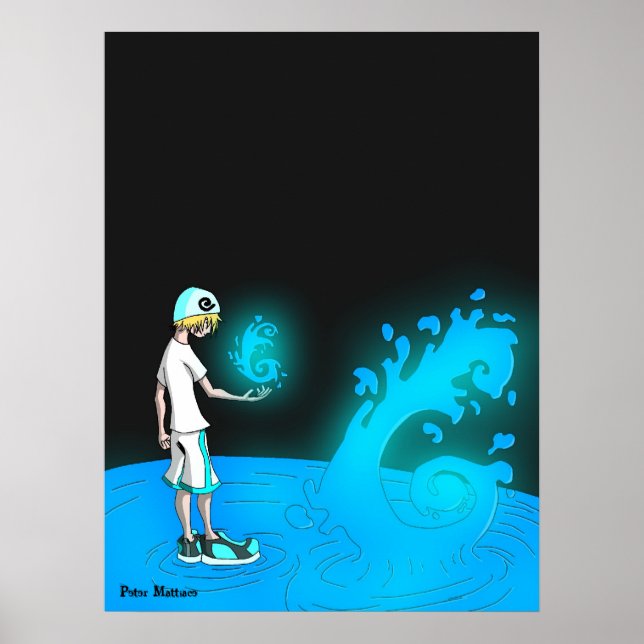 Póster água da vida (Frente)