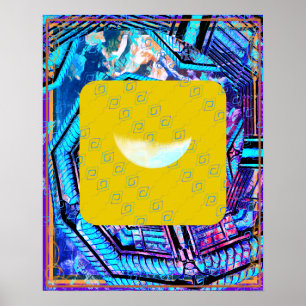 Poster Água Elementar Dentro Da Terra, Auxílio À Meditaçã