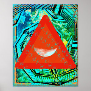 Poster Água Elementar No Âmbito Da Meditação De Incêndios