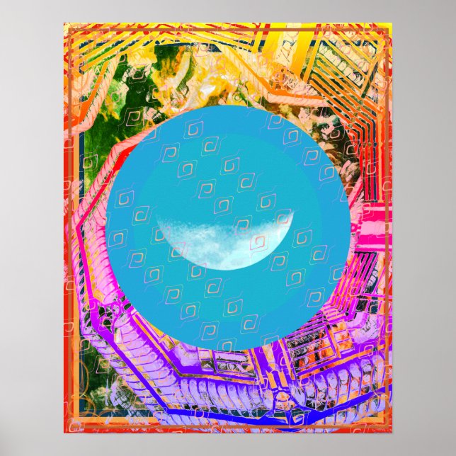 Poster Água Elementar no Auxílio à Meditação Aérea Tattva (Frente)