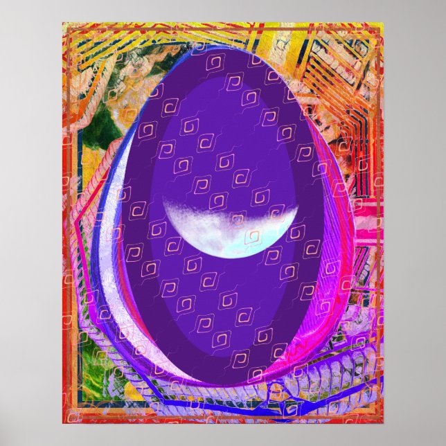 Poster Água Elementar no Ether Meditation Aid Tattva (Frente)