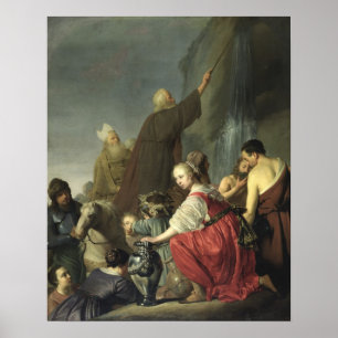 Póster Água impressionante de Moses da rocha