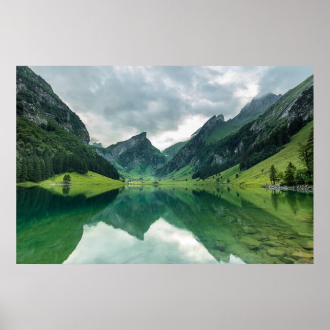 Poster Água | Lago Suiço (Frente)