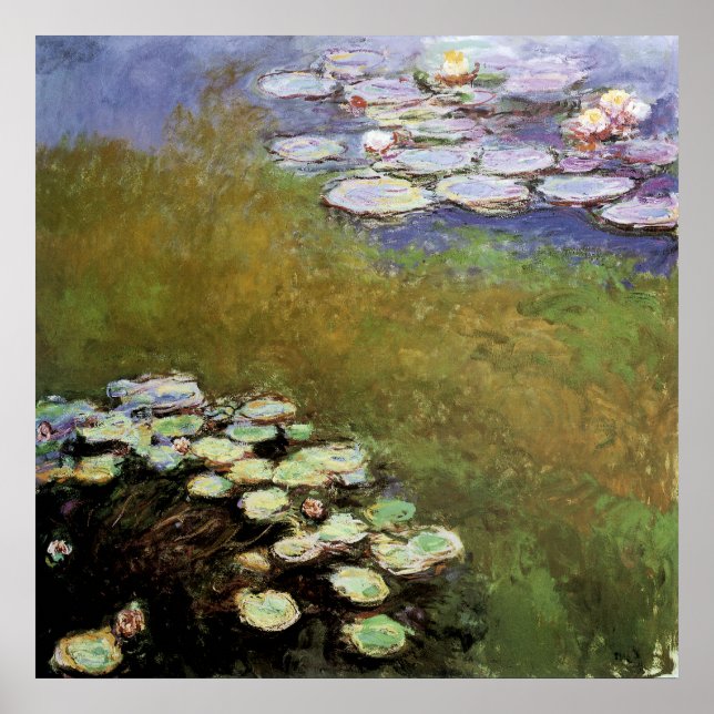 Póster Água-Lillies, 1914-17 (Frente)
