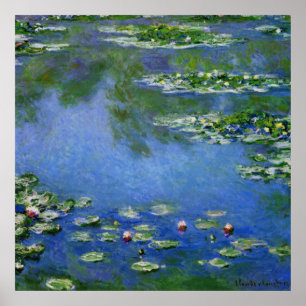 Póster Água Lillies de Monet