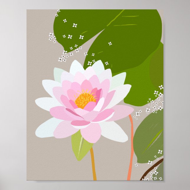 Poster Água Lily 01 (Frente)