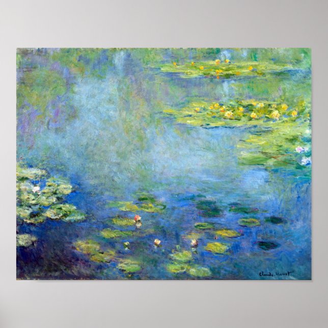 Poster Água Lily Pond, Monet (Frente)