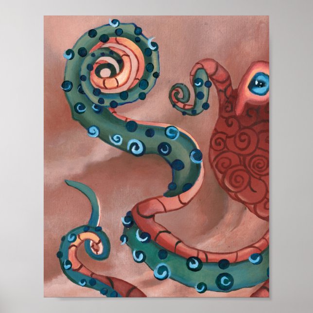 Póster Água profunda (Frente)