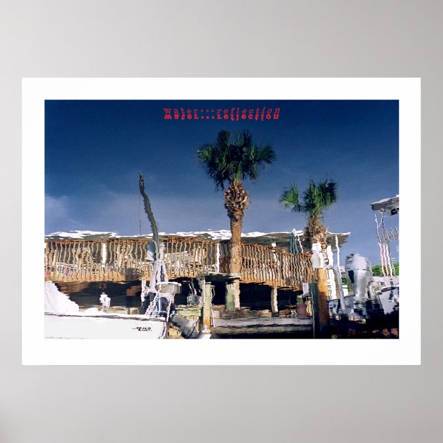 Póster água...reflexão (Frente)