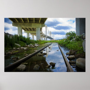 Póster Água Sob A Ponte
