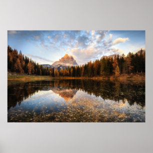 Poster Água Tre Cime Di Lavaredo Itália