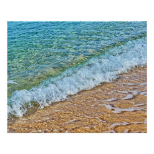 Póster Água turquesa do mar
