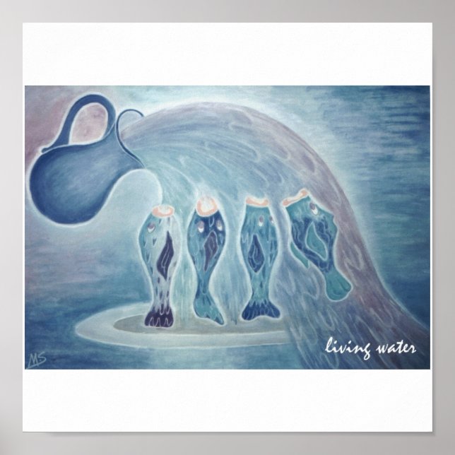 Poster água viva (Frente)