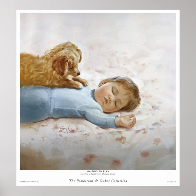 Póster Aguardando Reproduzir (Frente)