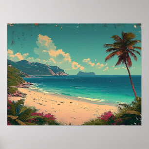 Poster Aguardas de Paraíso Tropical