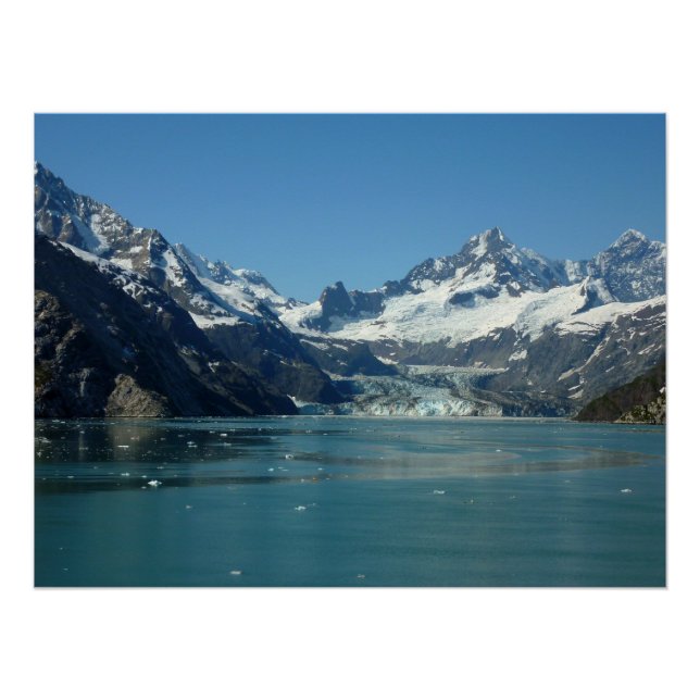 Póster Águas Alimentadas por Glaciares do Alasca (Frente)